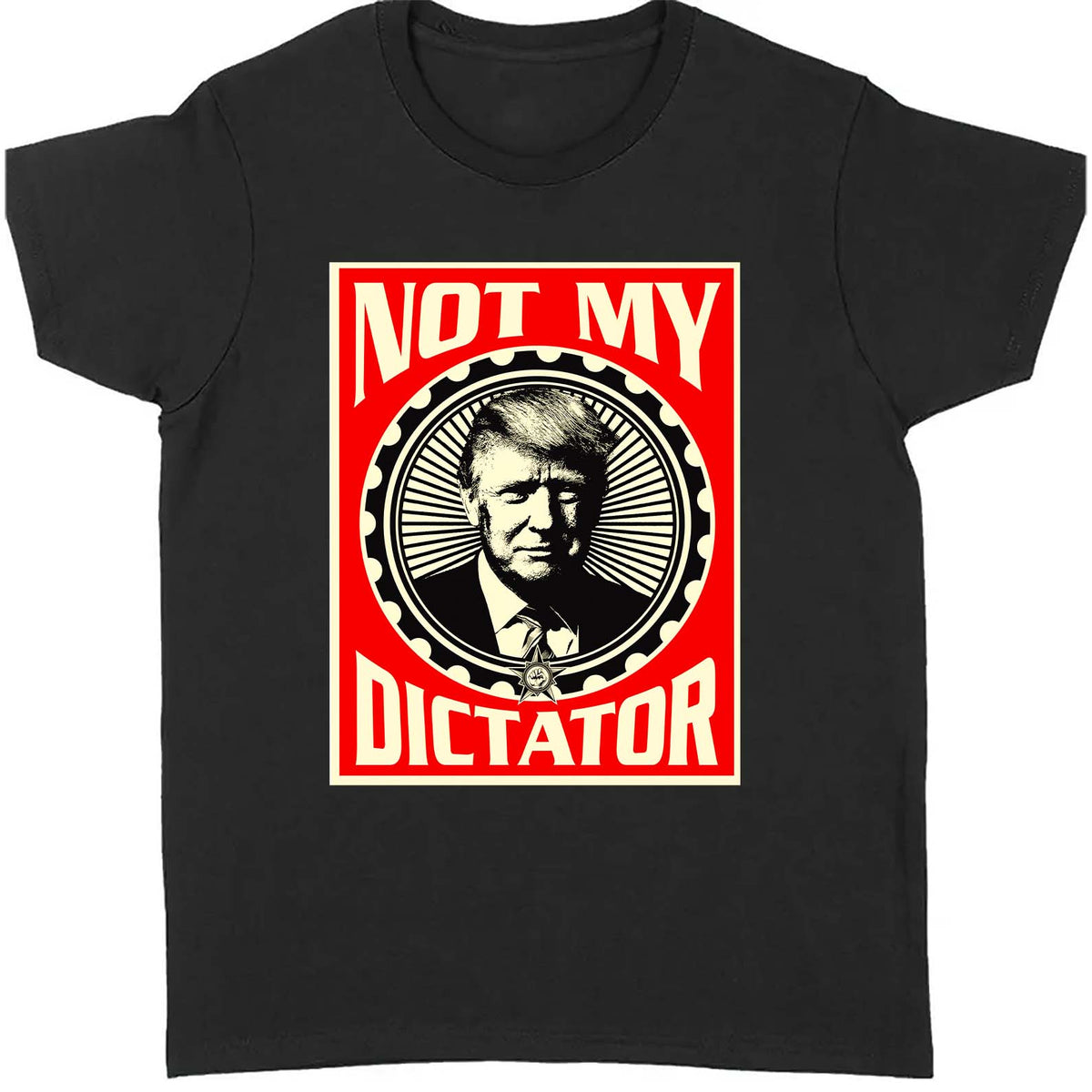 Not My Dictator Shirt – 8647 Anti Trump Protest Tee, Resist Activism And Freedom Dark Shirt For Justice And Equality 682181