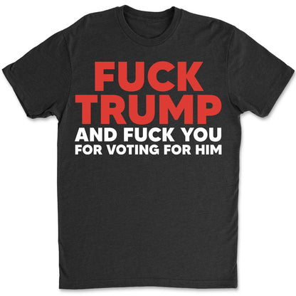Funny Fuck Trump T-Shirt - 8647 Anti Trump Political Shirt, Anti-Republican Tee for Kamala Supporters Dark Shirt 682213