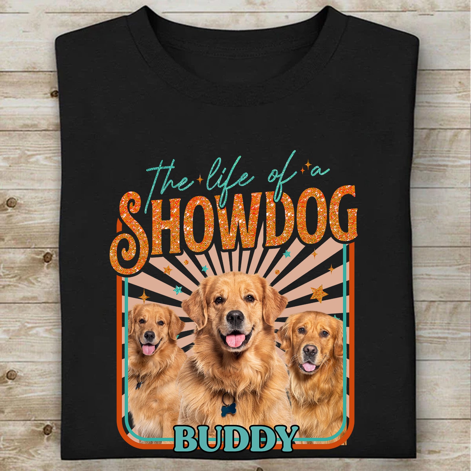Custom Dog Photo The Life Of A ShowDog Shirt | Showdog Era Retro Tee | Custom Vintage Pet Shirt 683218