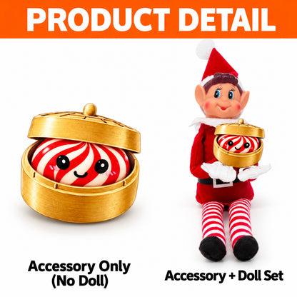 ElfDoh Squishy Inspired Acrylic Prop, Christmas Elf Accessory, Funny Holiday Gift 686673 WFD