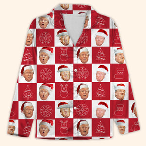 Funny Trump Santa Pajamas, President Donald Trump Pajamas, Trump Pajamas For Christmas 683382 - GOP