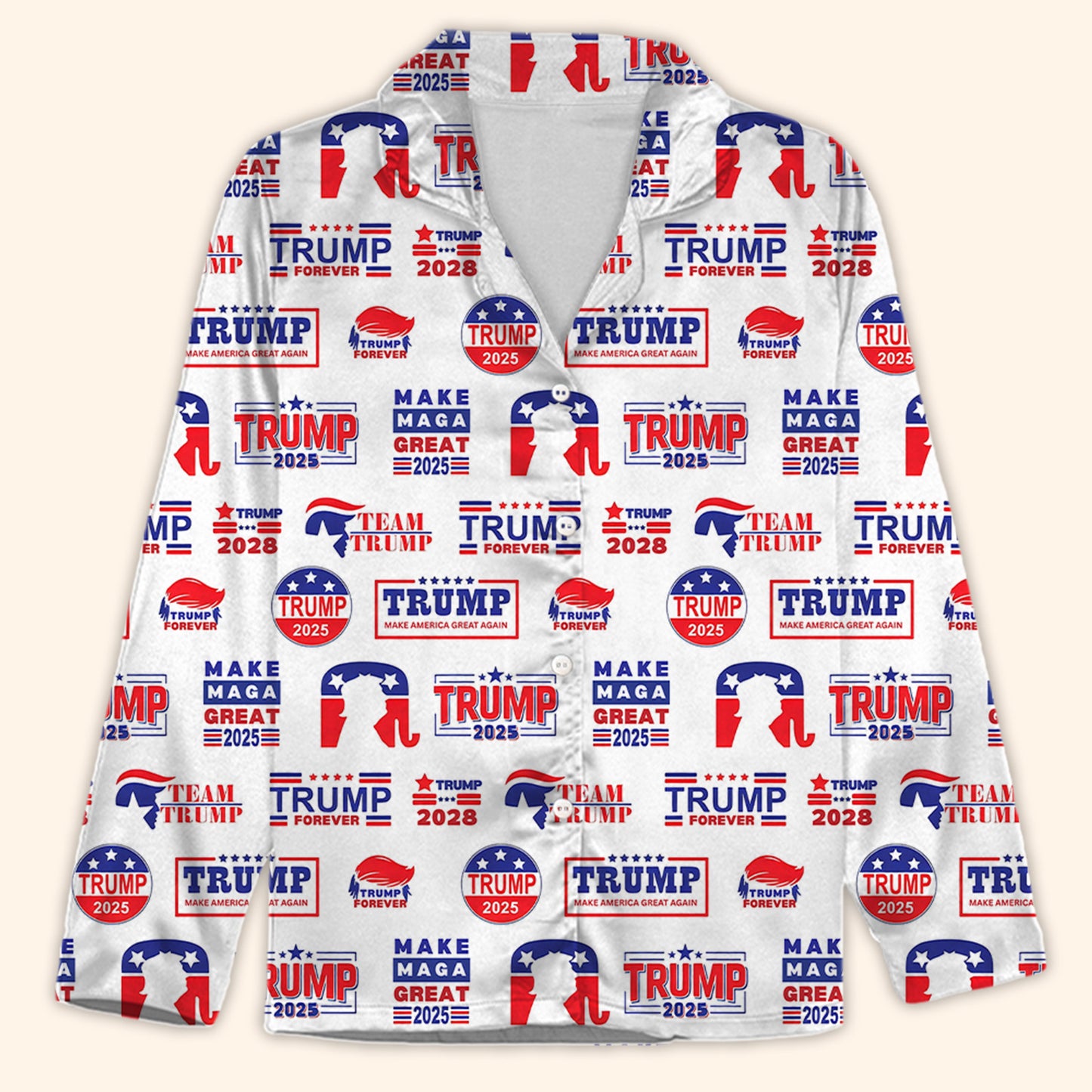 Trump Republican Pajamas, President Donald Trump Christmas Pajamas, Pajamas For Christmas 683412 - GOP