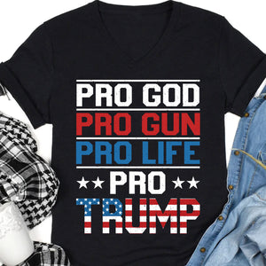 Pro Trump 2024 Shirt | Donald Trump Homage Shirt | Donald Trump Fan Tees T958 - GOP