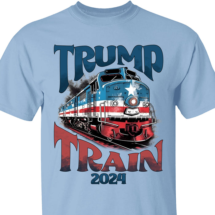 Trump Train 2024 Shirt | Donald Trump Homage Shirt | Donald Trump Fan Tees T946 - GOP