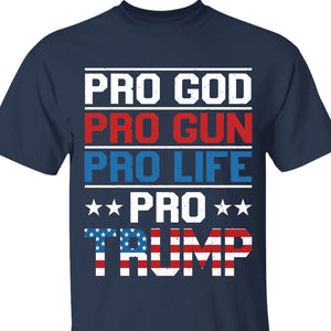 Pro Trump 2024 Shirt | Donald Trump Homage Shirt | Donald Trump Fan Tees T958 - GOP