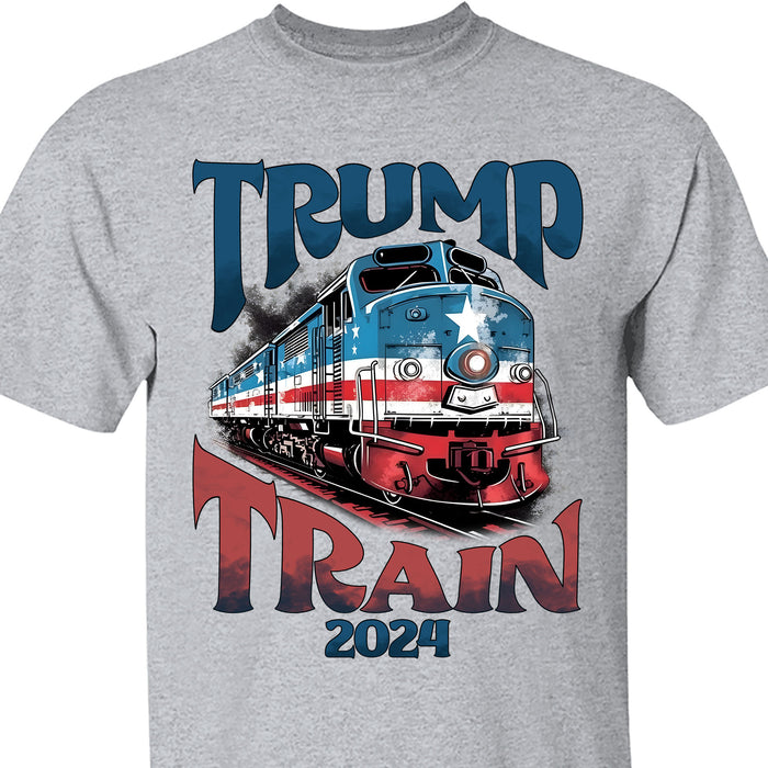 Trump Train 2024 Shirt | Donald Trump Homage Shirt | Donald Trump Fan Tees T946 - GOP
