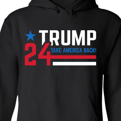 Take America Back 2024 Shirt | Donald Trump Homage Shirt | Donald Trump Fan Tees T957 - GOP