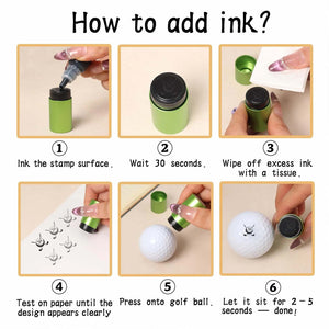 Personalized Golf Ball Stamp | Custom Ball Stamp| Golf Ball Marker | Golf Accessories 683713