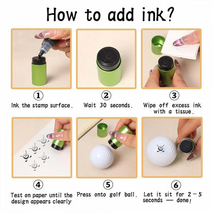 Personalized Golf Ball Stamp | Custom Ball Stamp| Golf Ball Marker | Golf Accessories 683713