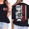 Custom Football Mom Shirt | Personalized Custom Name and Number T-shirt | Gift for Mom | Gift for Wife | Front & Back Shirt 682440