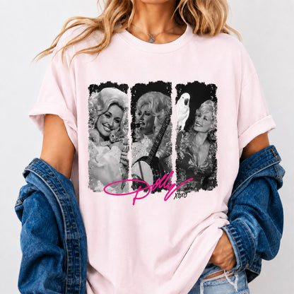 Dolly Parton Memorial Shirt, Vintage Country Music Legend Tee, Dolly Signature Tribute T-Shirt 1946-2026 686062 WFD