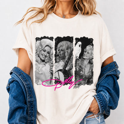 Dolly Parton Memorial Shirt, Vintage Country Music Legend Tee, Dolly Signature Tribute T-Shirt 1946-2026 686062 WFD