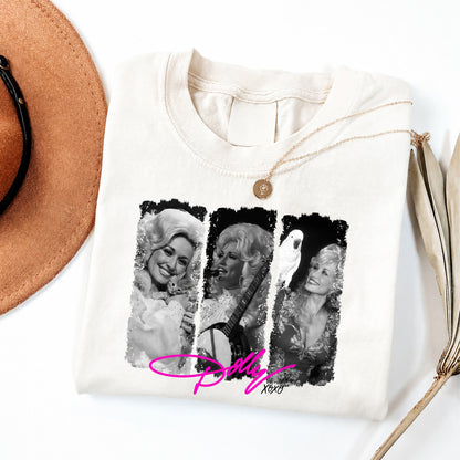 Dolly Parton Memorial Shirt, Vintage Country Music Legend Tee, Dolly Signature Tribute T-Shirt 1946-2026 686062 WFD