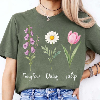 Subtle FDT Shirt – Floral F*ck Donald Trump Tee, Anti MAGA Political T-shirt, Feminist 8647 Anti Trump Gift 682169