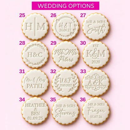 Personalized Cookie Stamp and Cutter, Custom Name Biscuit Embosser, Birthday Baby Christmas Wedding Gift 686752 WFD