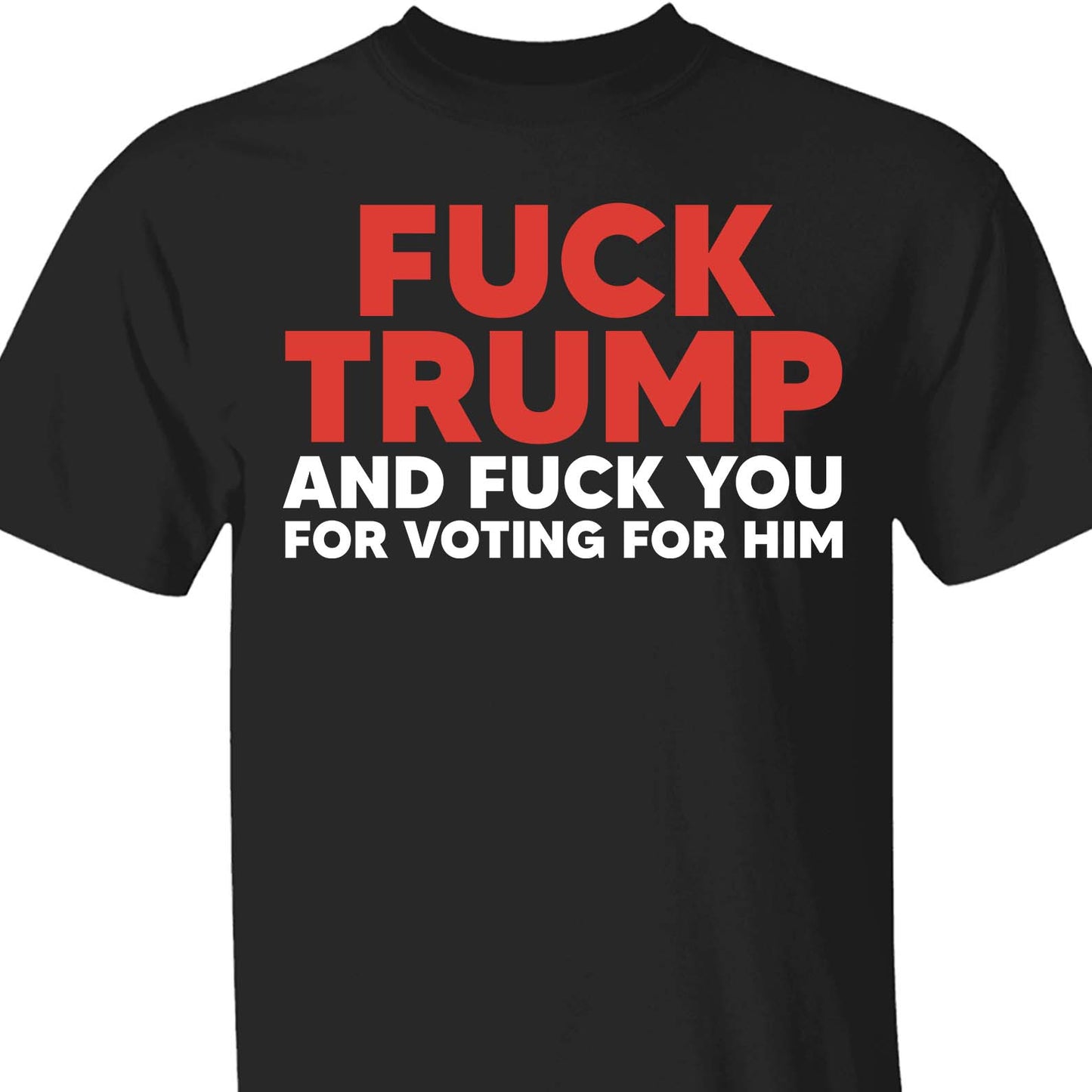 Funny Fuck Trump T-Shirt - 8647 Anti Trump Political Shirt, Anti-Republican Tee for Kamala Supporters Dark Shirt 682213