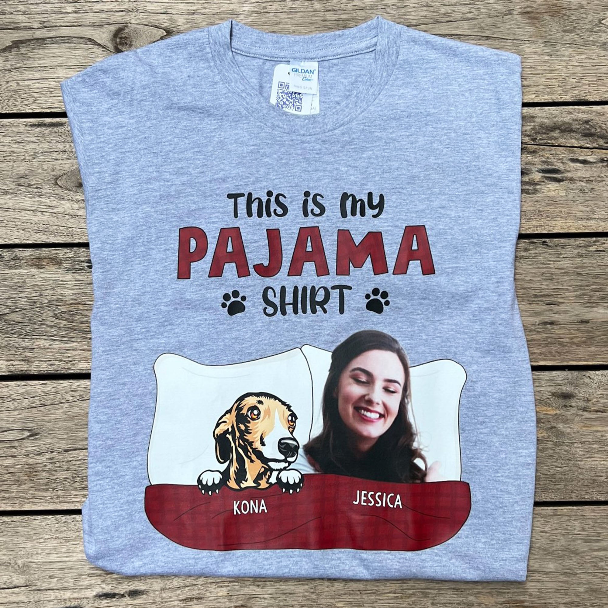 This Is My Pajama Shirt Personalized Custom Photo Dog Shirt C540V1