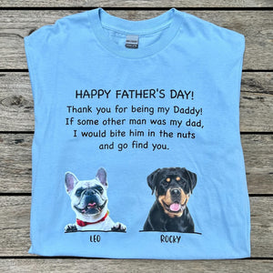 Thank You Being Daddy Dog Cat Dad Shirt