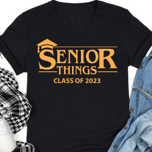 Senior Things 2024 Personalized Custom Graduation Shirt T555