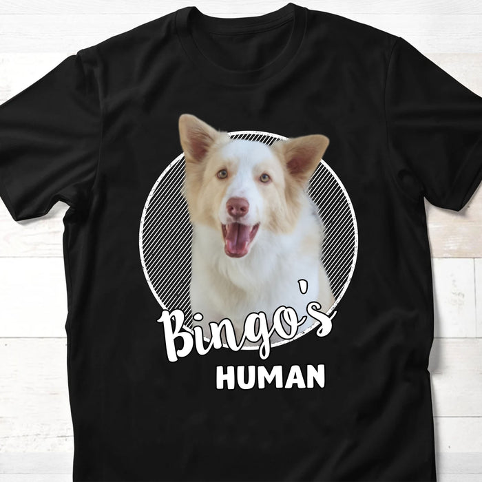 Personalized Dog Shirts For Humans Custom Photo Dog Cat Shirt Dark C466