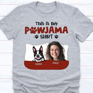 This Is My Pawjama Shirt Personalized Custom Photo Dog Shirt C653V1