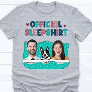 Official Sleepshirt Personalized Custom Photo Dog Shirt C558V1