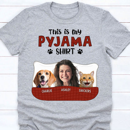 This Is My Pyjama Shirt Personalized Custom Photo Dog Cat Pet Shirt C522V1