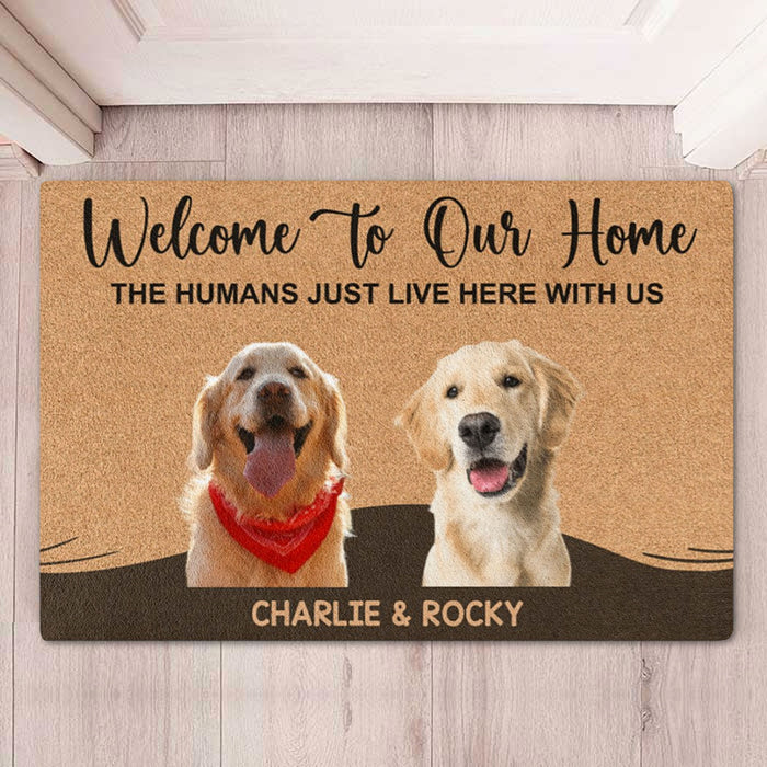 Personalized Doormat, Pet On The Beach Welcome To Our Beautiful