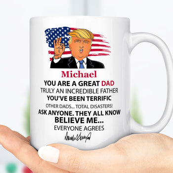 Personalized Mug Family Mug Gift For Dad Mom - GOP
