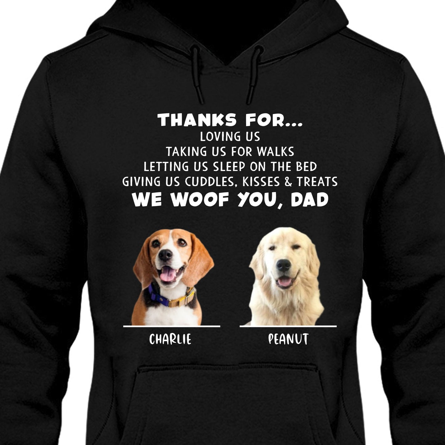 Personalized Custom Photo Dog Shirt Gift For Dad Mom C663