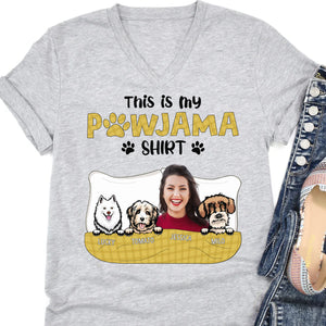 This Is My Pawjama Shirt Personalized Custom Photo Dog Shirt C653V1