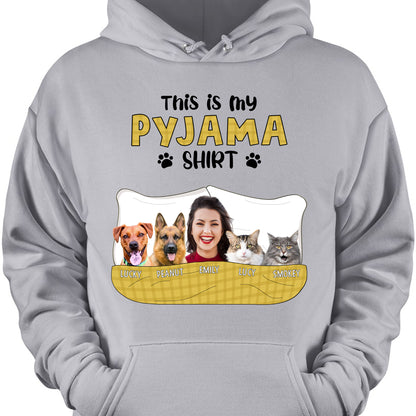 This Is My Pyjama Shirt Personalized Custom Photo Dog Cat Pet Shirt C522V1