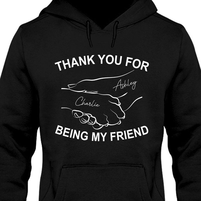 Thank You For Being My Friend Personalized Custom Dog Cat Shirt C661
