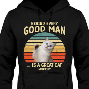 Behind Good Woman Man Personalized Custom Photo Dog Cat Shirt C510