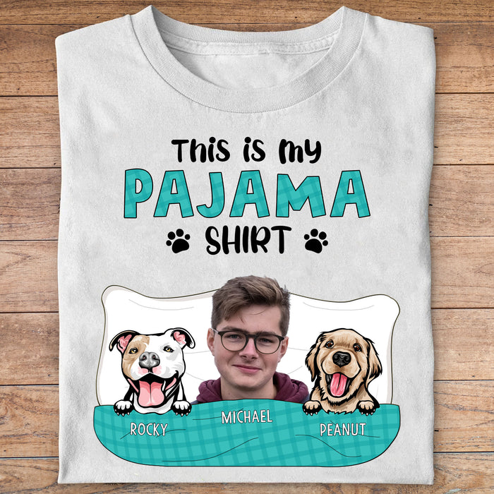 This Is My Pajama Shirt Personalized Custom Photo Dog Shirt C540V1