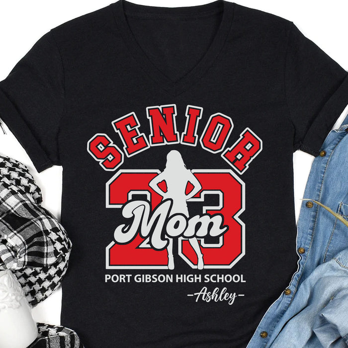 Senior Mom Senior Dad Personalized Custom Graduation 2023 Shirt C632