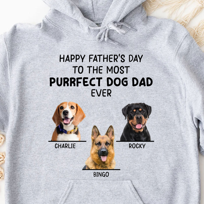 Personalized Custom Photo Dog Cat Shirt Gift For Dad Mom C662