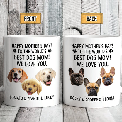 To The World Best Fur Dad Personalized Custom Photo Dog Cat Pet Mug C569