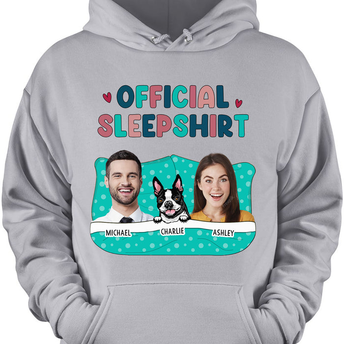 Official Sleepshirt Personalized Custom Photo Dog Shirt C558V1