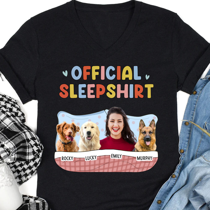 Official Sleepshirt Personalized Custom Photo Dog Cat Shirt C554V2