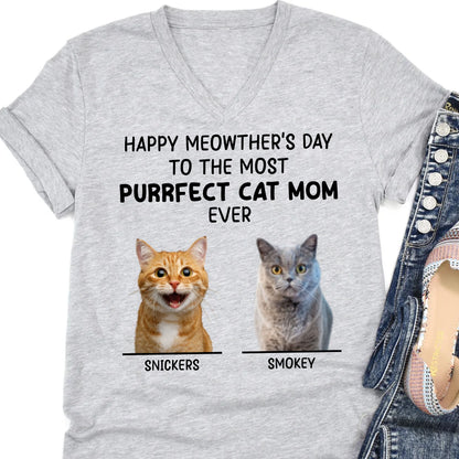 Personalized Custom Photo Dog Cat Shirt Gift For Dad Mom C662