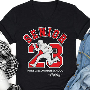 American Football Senior 2024 Personalized Custom Graduation Shirt C633