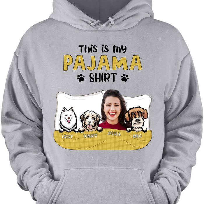 This Is My Pajama Shirt Personalized Custom Photo Dog Shirt C540V1