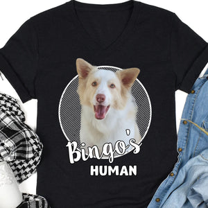 Personalized Dog Shirts For Humans Custom Photo Dog Cat Shirt Dark C466