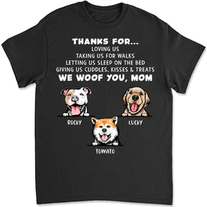 Personalized Custom Photo Dog Shirt Gift For Dad Mom C663