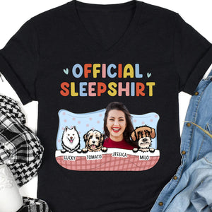 Official Sleepshirt Personalized Custom Photo Dog Shirt C554V1