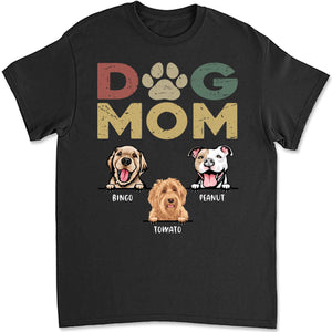 Dog Dad Dog Mom Personalized Custom Photo Dog Shirt C676