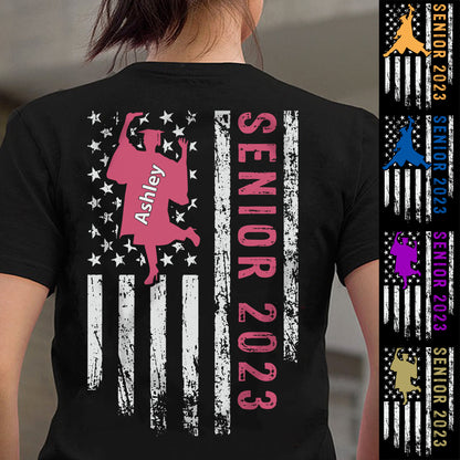 Senior 2024 Personalized Custom Graduation Backside Shirt C640