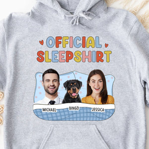 Official Sleepshirt Personalized Custom Photo Dog Cat Shirt C554V3