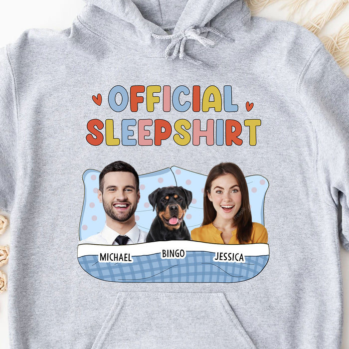 Official Sleepshirt Personalized Custom Photo Dog Cat Shirt C554V3